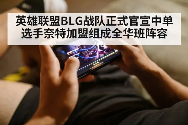 英雄联盟BLG战队正式官宣中单选手奈特加盟组成全华班阵容